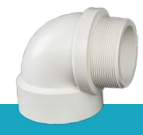 چپقی رزوه ای PVC-U