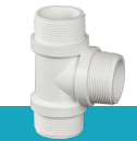 سه راه نر رزوه ای PVC-U